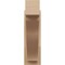 Ekena Millwork 5 1/2-in W x 18-in D x 18-in H Funston Block Rough Cedar Woodgrain TimberThane Outlooker, Primed Tan OUTUR055X18X18FST44RCPR - alternate 3